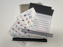 PODD-böcker: Kit med utskrivna sidor och Omslag